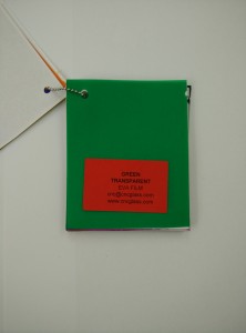 Green EVAVISION transparent EVA interlayer film for laminated safety glass (49)