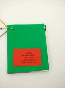 Green EVAVISION transparent EVA interlayer film for laminated safety glass (6)