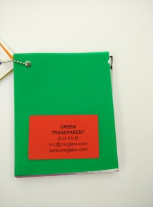 Green EVAVISION transparent EVA interlayer film for laminated safety glass (8)